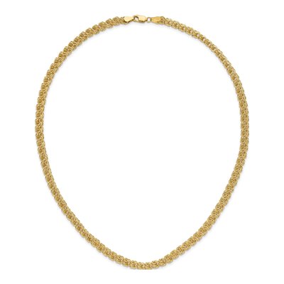 14K Yellow Gold Fancy Link Necklace – view 4