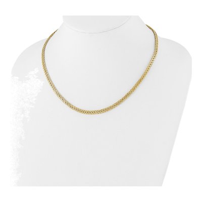 14K Yellow Gold Fancy Diamond-Cut Necklace – view 3