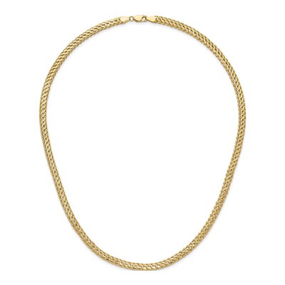 14K Yellow Gold Fancy Diamond-Cut Necklace – view 4