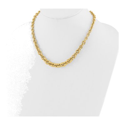14K Yellow Gold Graduated Fancy Necklace – view 2