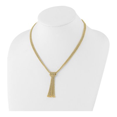 14K Yellow Gold Multi-Strand Rope Necklace – view 4
