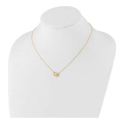 14K Yellow Gold Bee Pendant Necklace – view 4