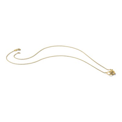 14K Yellow Gold Bee Pendant Necklace – view 6