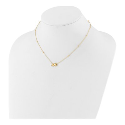 14K Yellow Gold Star Necklace – view 3