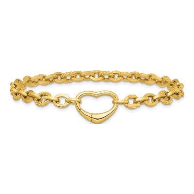 14K Yellow Gold Twisted Cable Bracelet – view 4