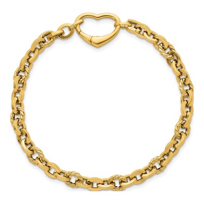 14K Yellow Gold Twisted Cable Bracelet – view 5