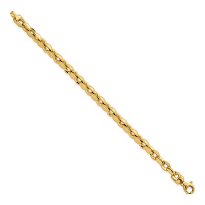 14K Yellow Gold Fancy Link Bracelet – view 3