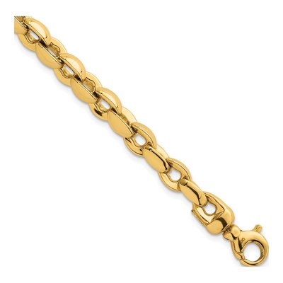 14K Yellow Gold Fancy Link Bracelet