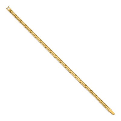 14K Yellow Gold Fancy Link Bracelet – view 3