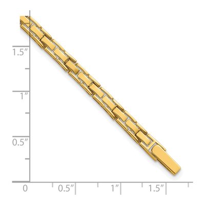 14K Yellow Gold Fancy Link Bracelet – view 6