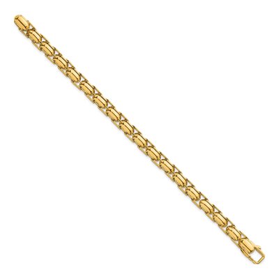 14K Yellow Gold Fancy Link Bracelet – view 3