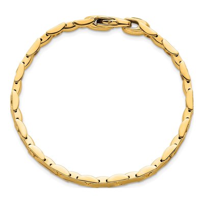 14K Yellow Gold Fancy Link Bracelet – view 5