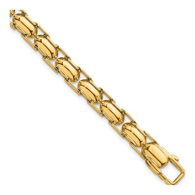 14K Yellow Gold Fancy Link Bracelet
