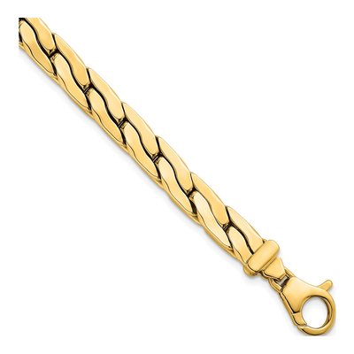 14K Yellow Gold Fancy Link Bracelet