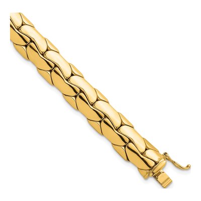 14K Yellow Gold Fancy Link Bracelet