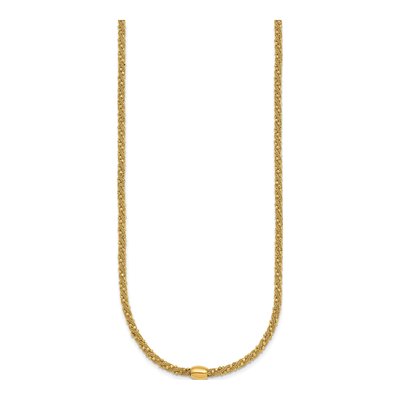 14K Yellow Gold Twisted Necklace – view 3