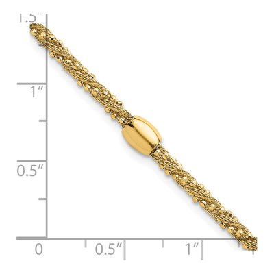 14K Yellow Gold Twisted Bracelet – view 6