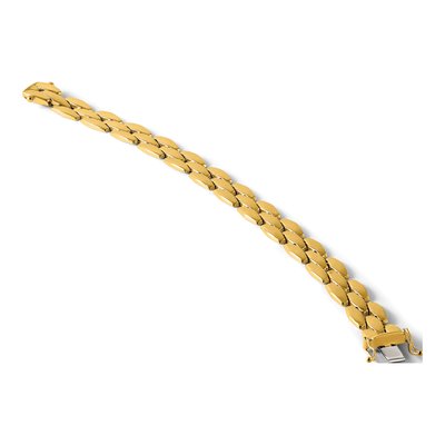 14K Yellow Gold Fancy Link Bracelet – view 7