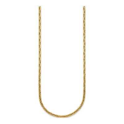 14K Yellow Gold 2.9mm Fancy Link Chain – view 3