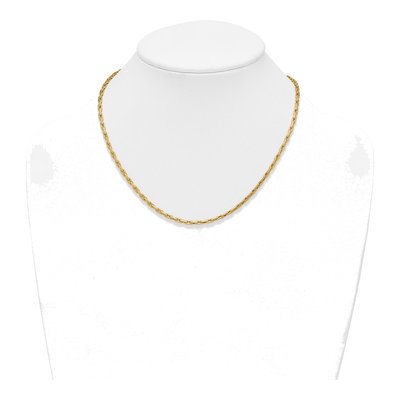 14K Yellow Gold 2.9mm Fancy Link Chain – view 4