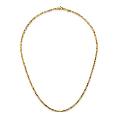 14K Yellow Gold 2.9mm Fancy Link Chain – view 5