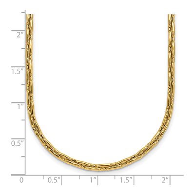 14K Yellow Gold 2.9mm Fancy Link Chain – view 6