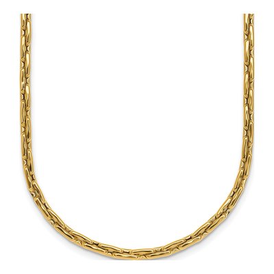 14K Yellow Gold 2.9mm Fancy Link Chain