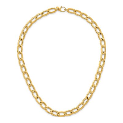 14K Yellow Gold 8mm Curb Link Chain – view 5