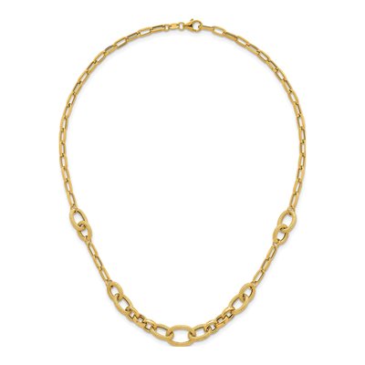 14K Yellow Gold 10.6mm Link Chain – view 5