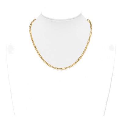 14K Yellow Gold 4.1mm Paperclip Chain – view 4