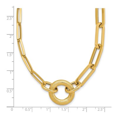 14K Yellow Gold 7.1mm Paperclip Chain – view 6