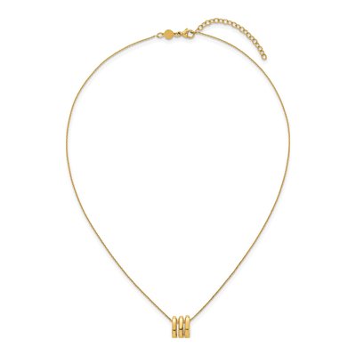 14K Yellow Gold Oval Necklace – view 5
