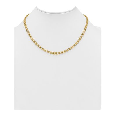 14K Yellow Gold Fancy Knot Link Necklace – view 4