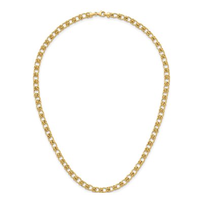 14K Yellow Gold Fancy Knot Link Necklace – view 5