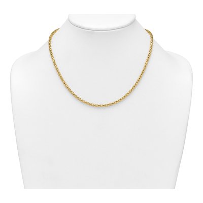 14K Yellow Gold Fancy Link Necklace – view 4