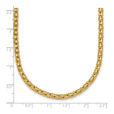 14K Yellow Gold Fancy Link Necklace – view 6