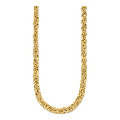 14K Yellow Gold Cable Necklace – view 3