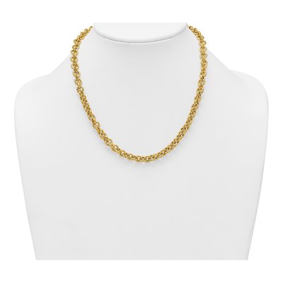 14K Yellow Gold Cable Necklace – view 4