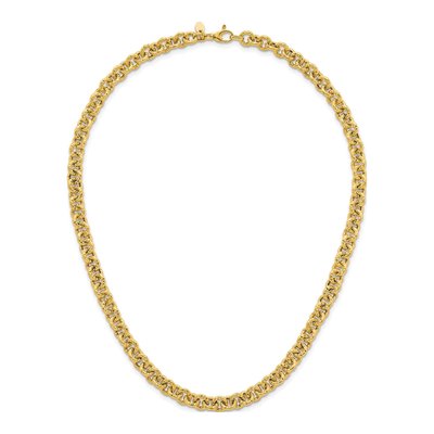 14K Yellow Gold Cable Necklace – view 5