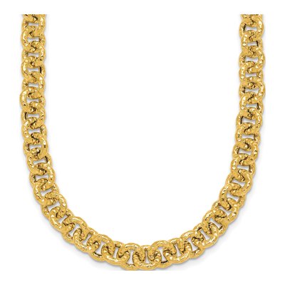 14K Yellow Gold Cable Necklace