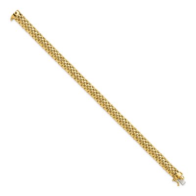 14K Yellow Gold Mesh Bracelet – view 3