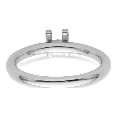 14K White Gold 1/20 ct tw Diamond Initial H Ring – view 5
