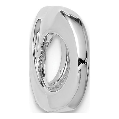 14K White Gold Infinity Charm – view 3