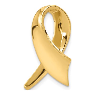 14K Yellow Gold Fits Up to Regular Fancy Reversible Slide Pendant
