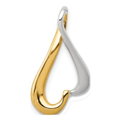 14K Two-Tone Gold for Omega Slide Pendant