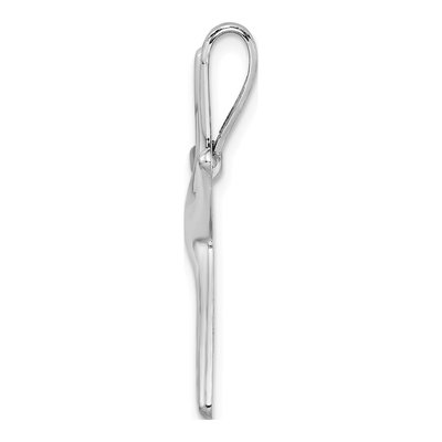 14K White Gold Starfish Slide Pendant – view 3
