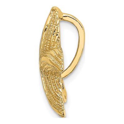 14K Yellow Gold Starfish Omega Slide Pendant – view 3