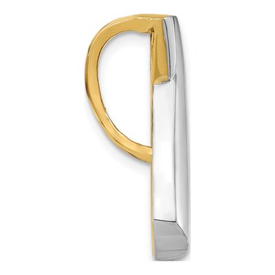 14K Two-Tone X Slide – view 3