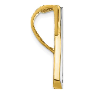 14K Yellow Gold Greek Key Slide Pendant – view 3