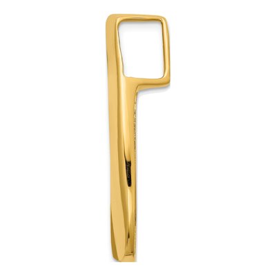 14K Yellow Gold U-Shape for Omega Slide Pendant – view 3